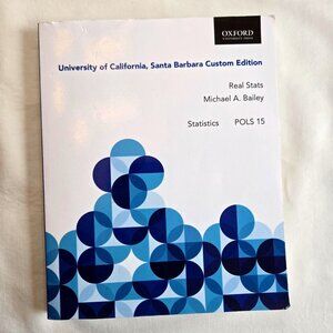 REAL STATS  - MICHAEL A. BAILEY - STATISTICS UCSB EDITION - USED - PAPERBACK